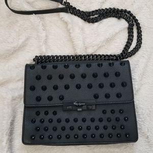 Foley + Corinna Black Studded Purse